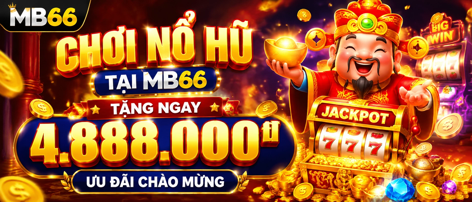Giao diện khu nổ hũ mb66 với danh mục slot rõ ràng